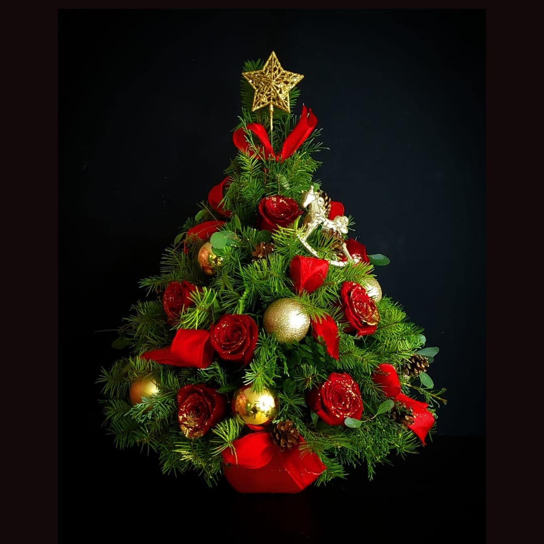 Christmas Tree Table Centerpiece Million Flowers